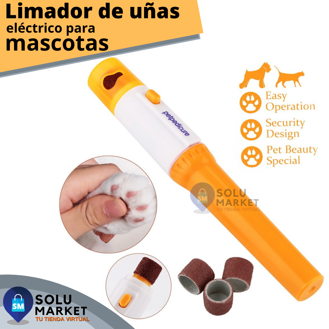 Limador de uñas para mascotas